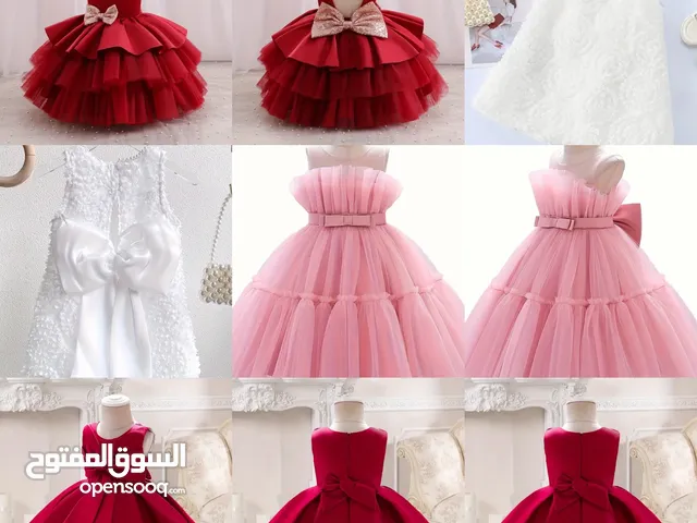 بسعر التكلفة فساتين بناتي عمر 3 و4 و5 سنوات