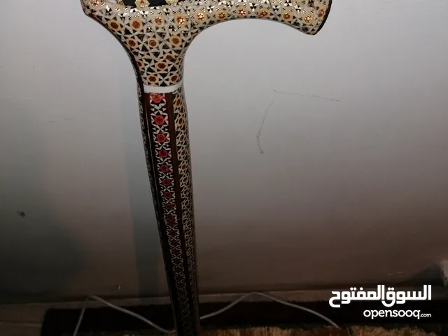 عصا ايرانيه صنع يدوي من الفسيفساء المخشب والنحاس و المينا المزجج