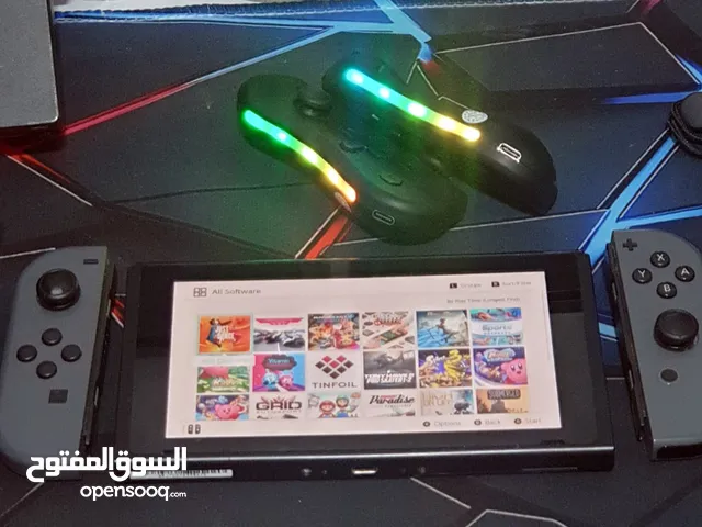 نيتندو سويتش بحالة ممتازة بلاك اديشن v2