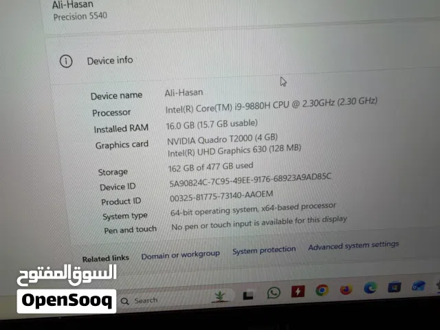 Windows Dell  Computers  for sale  in Basra