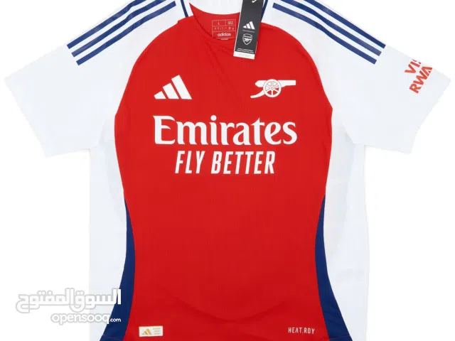 قميص ارسنال فخم 2024/2025 بالحالة الرسمية  original adidas    جميع المقاسات (xl /m  / s ....) 180dh