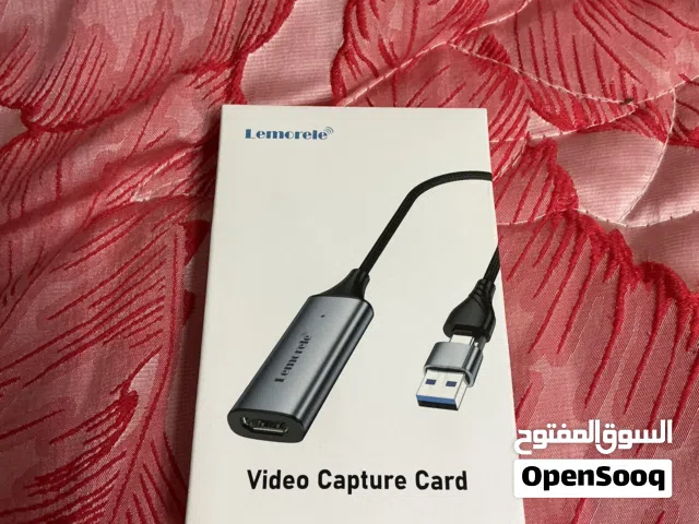 Video Capture Card Lemorele . كابل تشغيل بلايستيشن وأكس بوكس ونينتندو على التاب أو الفون