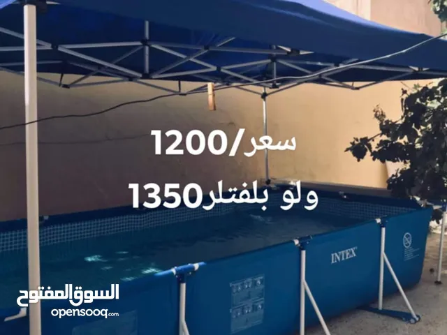 متوفر احواض سباحه جميع الأحجام هذا كبير 4.5ف2.2عمق84