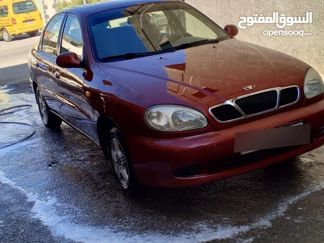 دايو لانوس 2001 للبيع او البدل على باص
