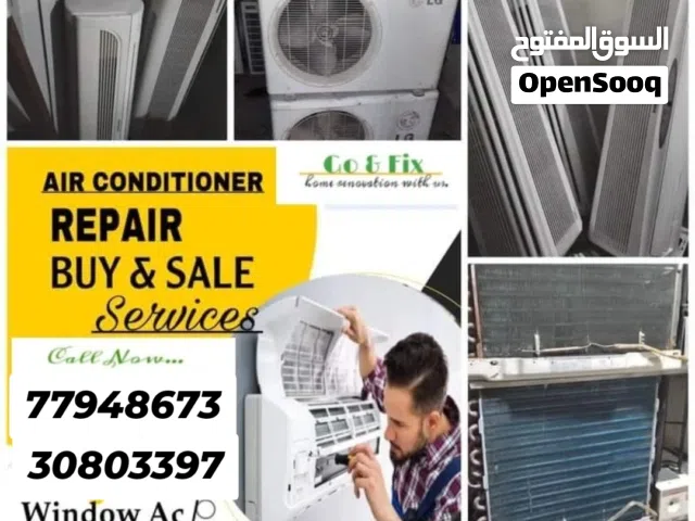 Air Conditioner Repairing Installing & Buiying and Cleaning