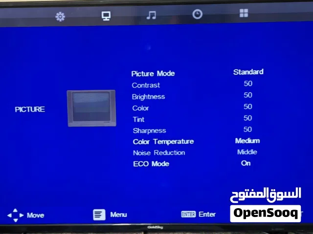 شاشة تلفزيون Gold sky 42  بوصة بحالة الوكالة