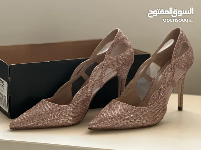 New high heels from Dune - not used - rose gold  كعب ديون روز جولد جديد