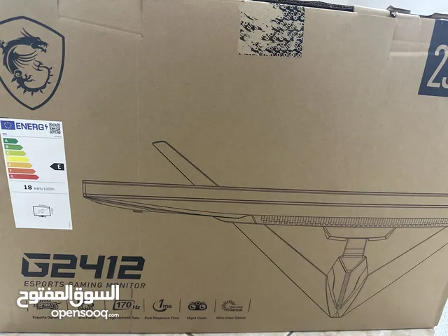 23.8" MSI monitors for sale  in Central Governorate