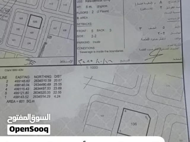 للبيع ارض سكنيه