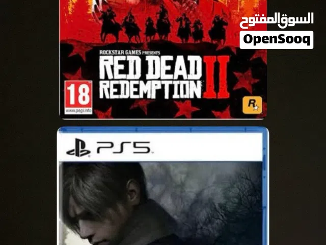 للبيع resident evil 4 + red dead redemption 2
