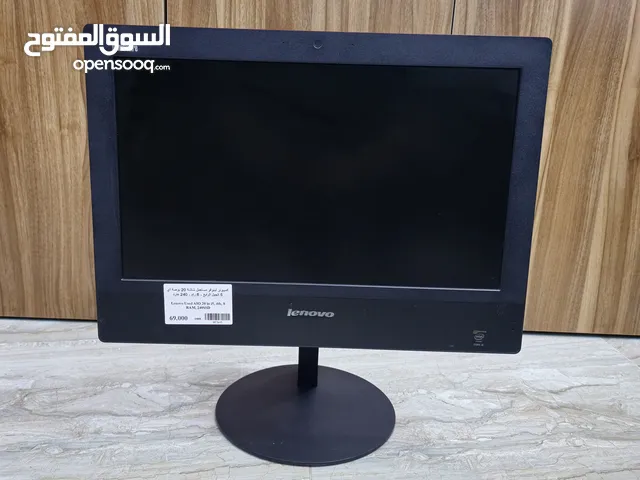 كمبيوتر لينوفو مجدد الكل في واحد بشاشة 20 بوصة مع هارد ssd الاصلي فائق السرعة والاداء معالج i5, 4th
