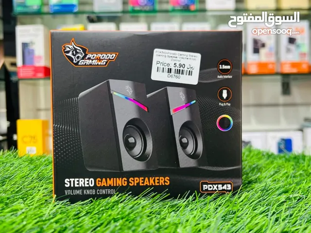 Porodo Gaming Stereo Speakers Volume Knob Control