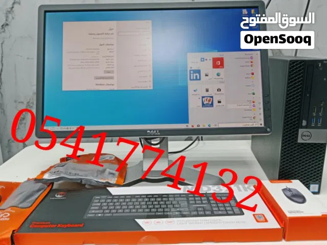 كمبيوتر ديل كور i5 مع شاشة ديل حجم 24 انش