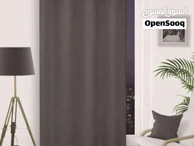 Rideau à Œillets 140 × 260 cm – Tissu Polyester, Style Moderneستارة بحلقات معدنية 140 × 260 سم – قما