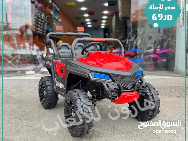 سيارة شحن كهرباء 12 فولت 4 ماتور حجم جامبو مع روموت و شاحن من المصنع مباشره