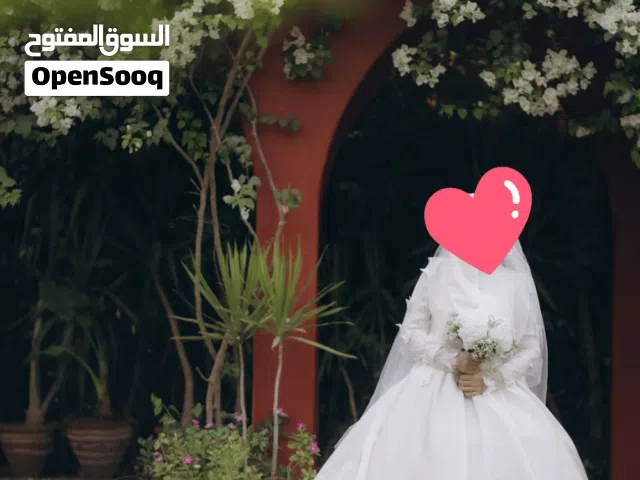 فستان فرح بالطرحه