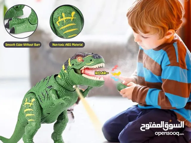 PESUMA – Robot dinosaure T rex, jouets pour enfants ,marche avec lumière LED, Projection rugissante