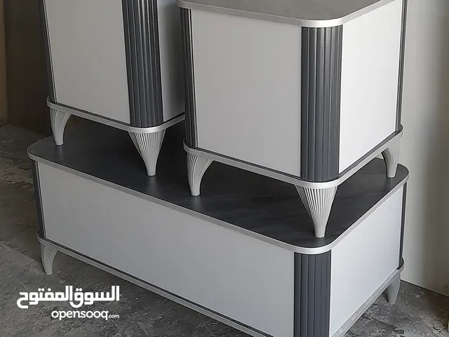 طاولات وسط خشب 18م الون حسب الطلب مكون من ثلاث قطع تفصيل حسب الطلب والمقاس