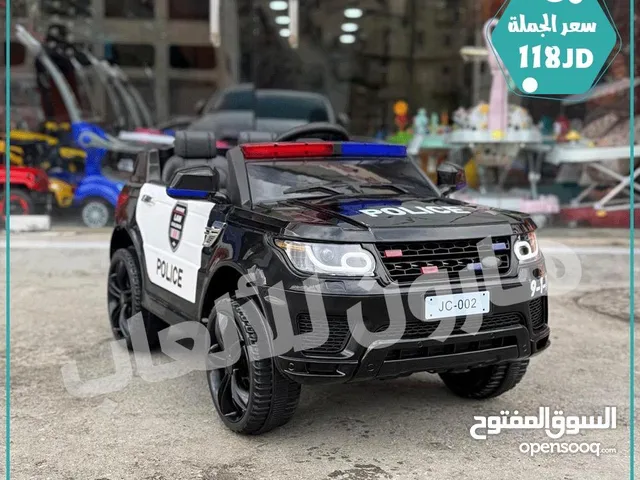 سياره شرطةحجم كبير مع لاسلكي وانارة شرطة اصوات شرطة 4 دبل ماتور تناسب من عمر 1 الي 7سنوات