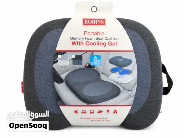 وسادة جلوس طبية مخدة متنقلة ميموري فوم مع طبقة جل لمرضى الديسك Portable Memory Foam Seat Cushion