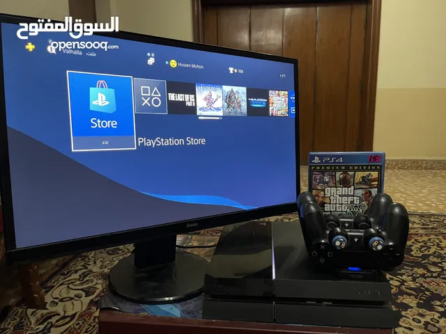 PlayStation 4 + شاشه fulHD 60Hz