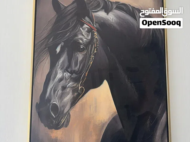 High-quality printed wall plaque, horse