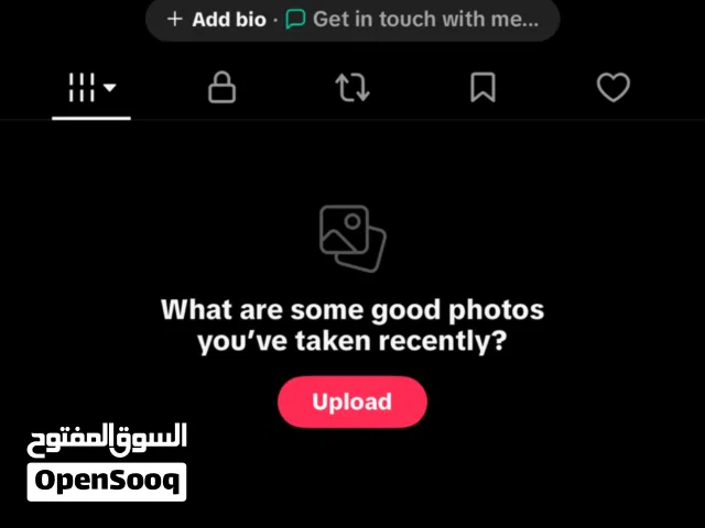 حساب تيك توك للبيع
