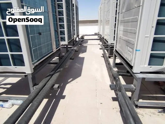 تركيب أنظمة تكييف مركزي شيلارات AHU-FCU  أنظمة تكييف VRF-VRV  أنظمة تهوية