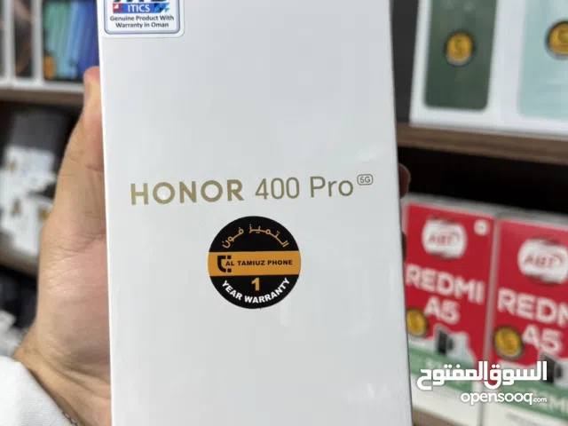 هونور 400 برو ، ذاكرة 512GB رام 12 مع هدايا جديد ضمان سنة