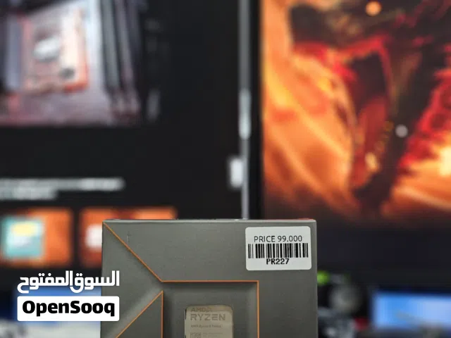 ryzen 5 7600X للبيع مستعمل بحالة الوكالة,, معالج قوي جدا للألعاب والمحتوى العام بسعر اقتصادي
