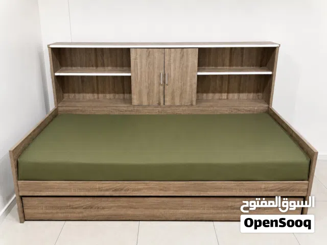 سرير نهاري مع وحده سفلية الطول 2M  و العرض 120 و عرض المرتبه 90