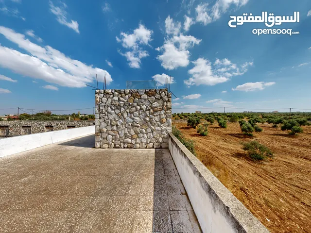مزرعة مع اسطبلات خيل واكثر من 120شجرة زيتون ولوزيات وحمضيات في اربد للبيع من المالك