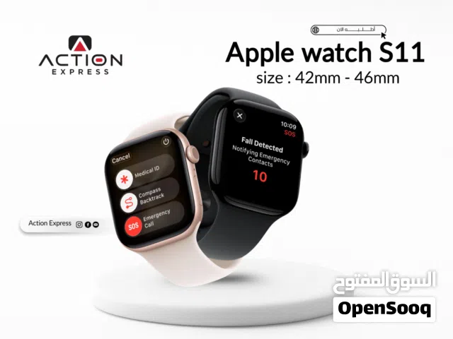 APPLE WATCH 11 AVAILABLE ( 46MM & 42MM ) NEW // ابل واتش 11 متوفره بالحجمين الجديده كلياً