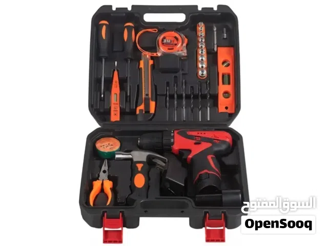 دريل لاسلكي مع شنطة عدة + شاحن