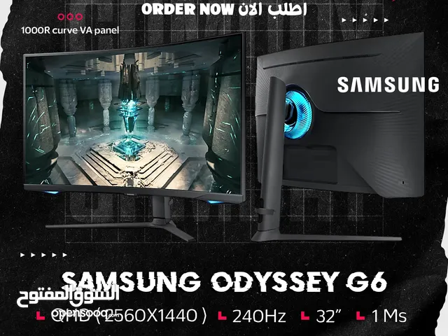 Samsung Odyssey G6 2K 240Hz 1Ms Gaming Monitor - شاشة جيمينج من سامسونج !