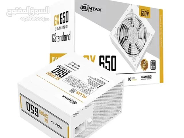 باور سبلاي - مزود طاقه لأجهزة الجيمنج 650 واط حقيقي SUMTAX GX 650W 80+ BRONZE GAMING POWER SUPPLY