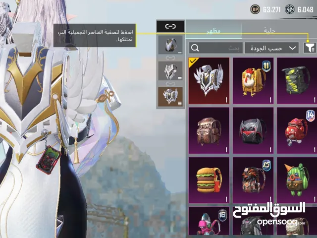حساب ببجي كلشئ كلاشئ