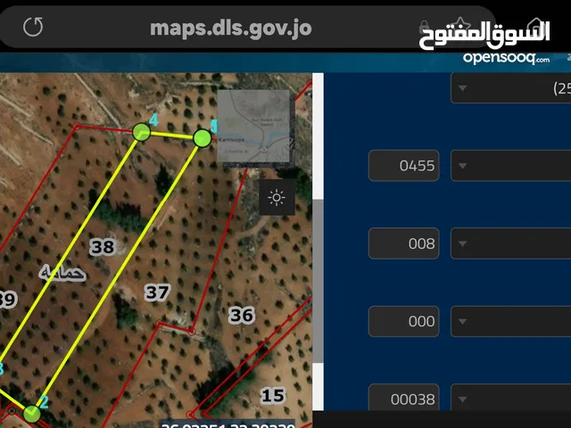 ارض مطلةعلى عدة قرى مرتفعة