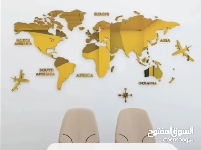 خريطة العالم او ساعات 3d او ساعات آذان بعده نماذج و الألوان تصفح الصور