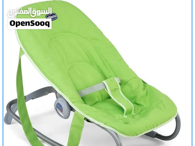هزاز بيبي  chicco bouncer لون اخضر هزاز بيبي juniors bouncer لون زهري
