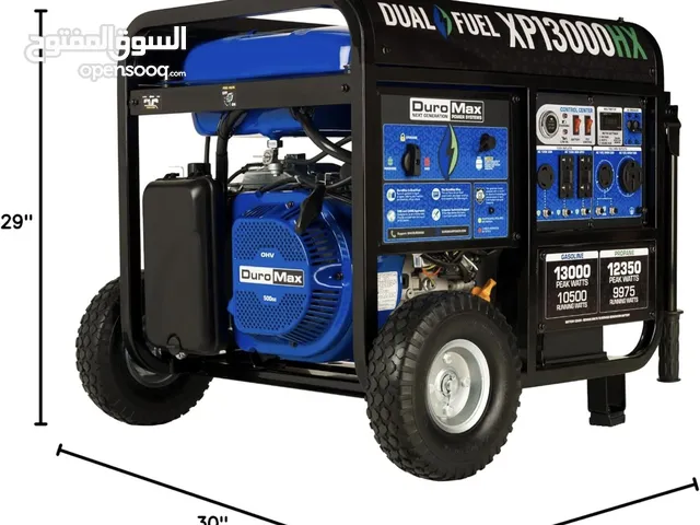 مولد DuroMax XP13000HX Dual Fuel المحمول - يعمل بالبنزين أو البروبان بقوة 13000 واط