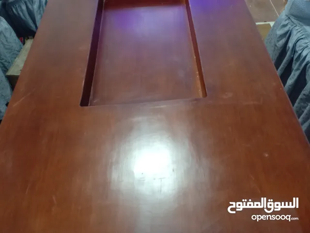 سفره 6 كراسي خشب زان احمر
