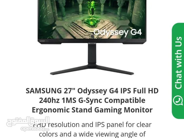 27" Samsung monitors for sale  in Irbid