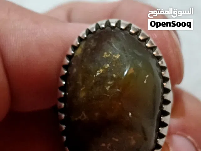 خاتم عطف سليماني شذرة كبيرة جاذبة للنضر