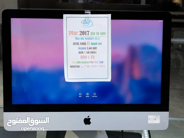 iMac 2017 Alo in oneMac os Venture 13.5