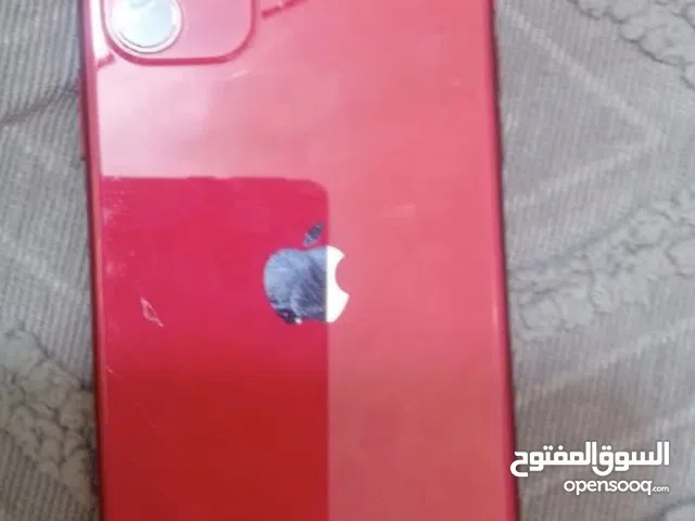 موبايل ايفون 11 عادي احمر ملاحضه : فقط ضربه بضهر مالته جديد بسيطه جدا .