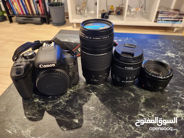 Canon EOS 800D and lenses