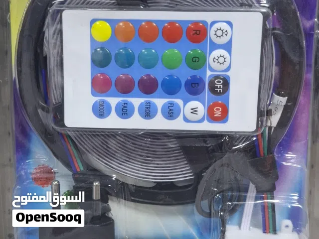 حبل ضوء عدة الوان مع جهاز تحكم بطول 5 امتار