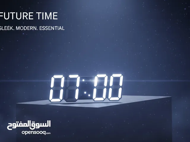 LED Wall & Desk Digital Clock – Bright Display, Modern Minimalist Style