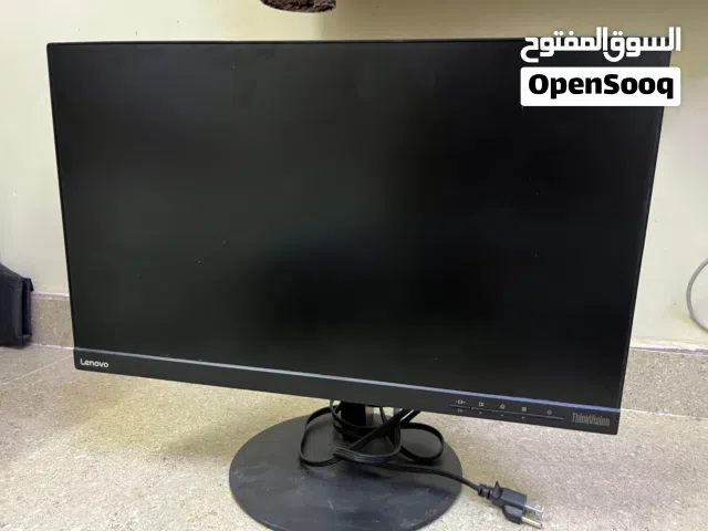 للبيع شاشة لينوفو الاحترافية مقاس 23 بوصة، مثالية جداً للعمل المكتبي و الدراسة و اللعب عليها